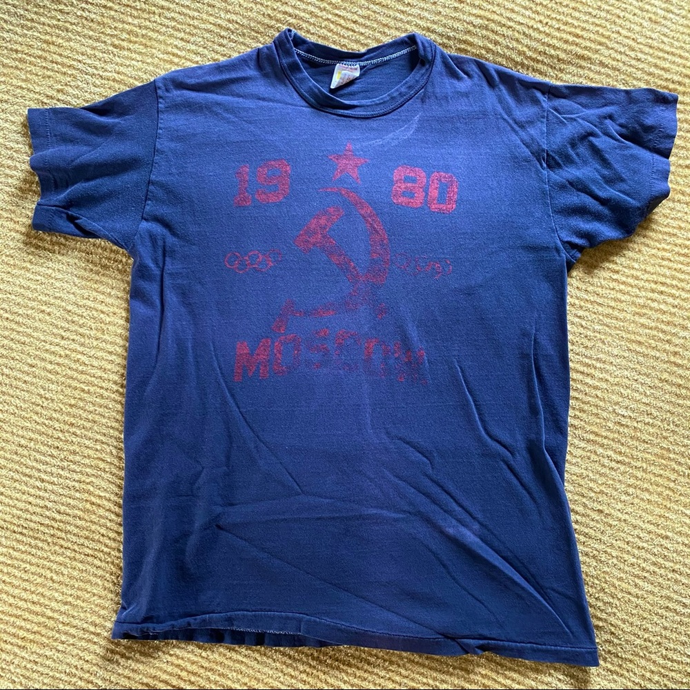 Vintage Moscow 1980 Olympics CCCP T-shirt